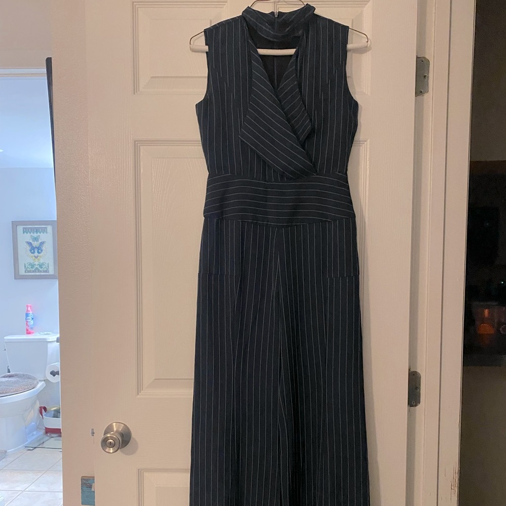 Pinstripe jumpsuit